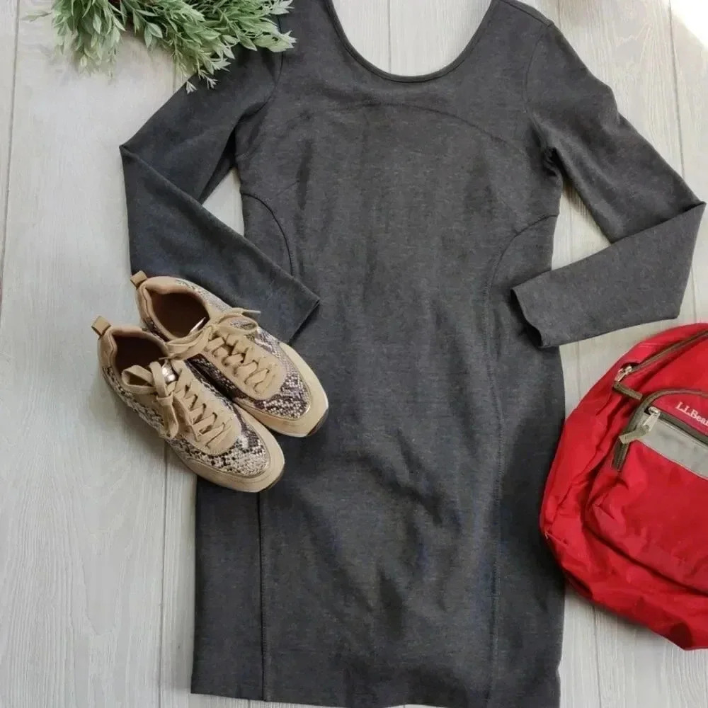 ATHLETA pointe knit athleisure dress - Picture 2 of 8